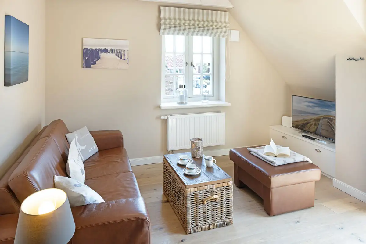 Ferienwohnung Sylt List Ankerplatz Wohnzimmer