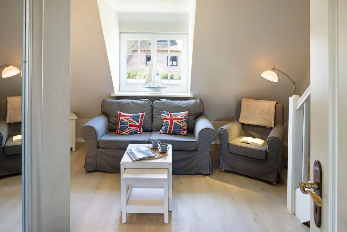 Ferienwohnung Sylt List Auster (Holte Hüüs) Wohnzimmer