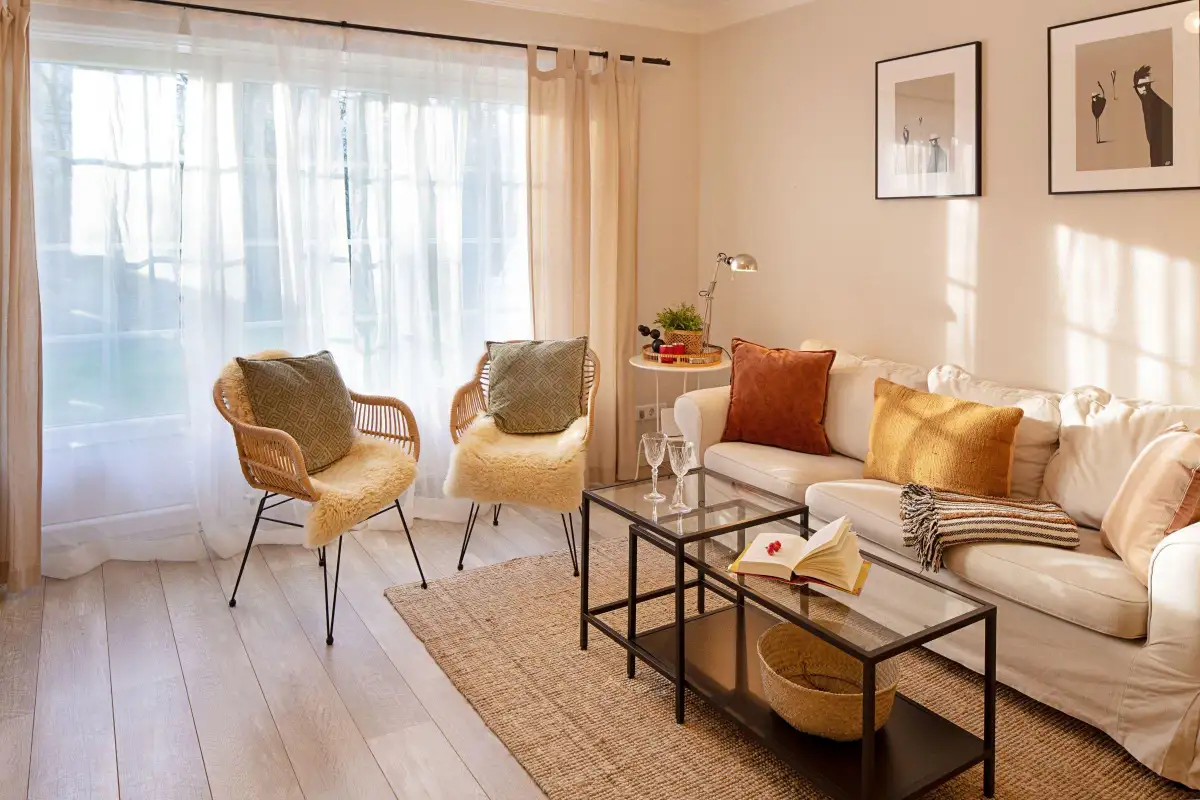 Ferienwohnung Sylt List Borlis Perle Wohnzimmer