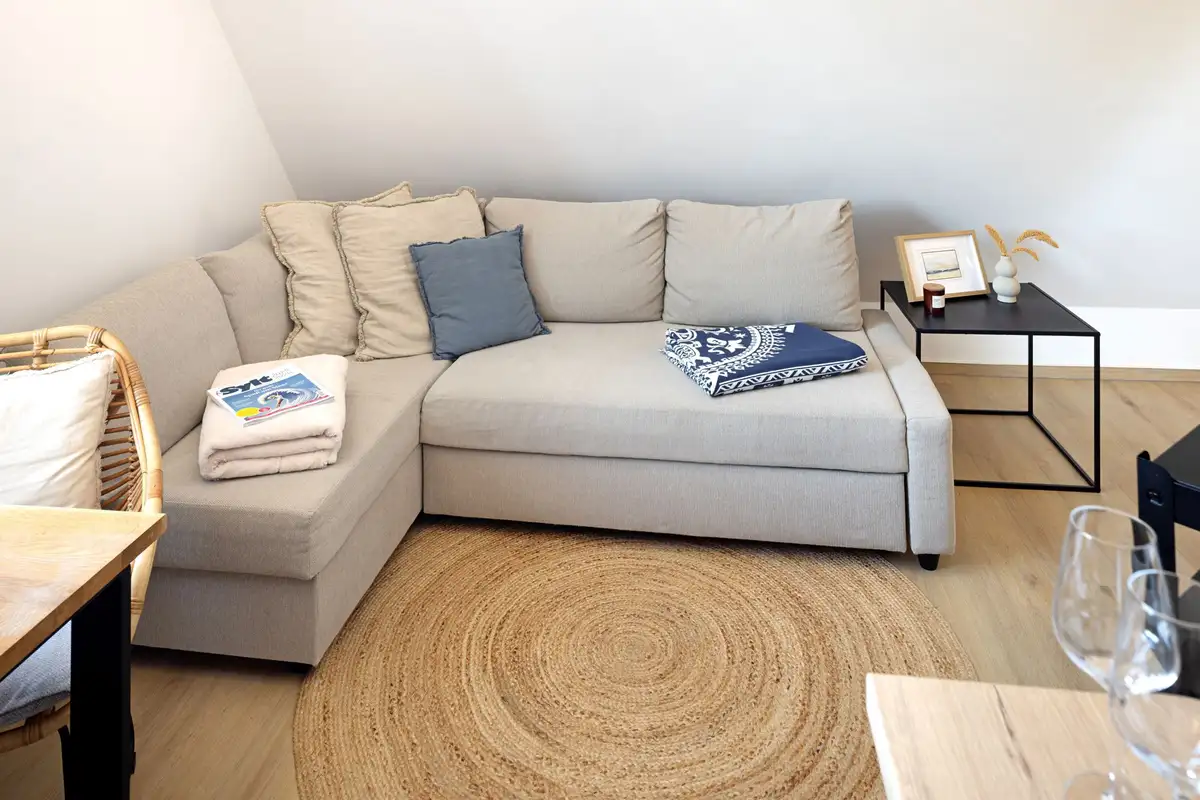 Ferienwohnung Sylt List Cap Anamur Wohnzimmer