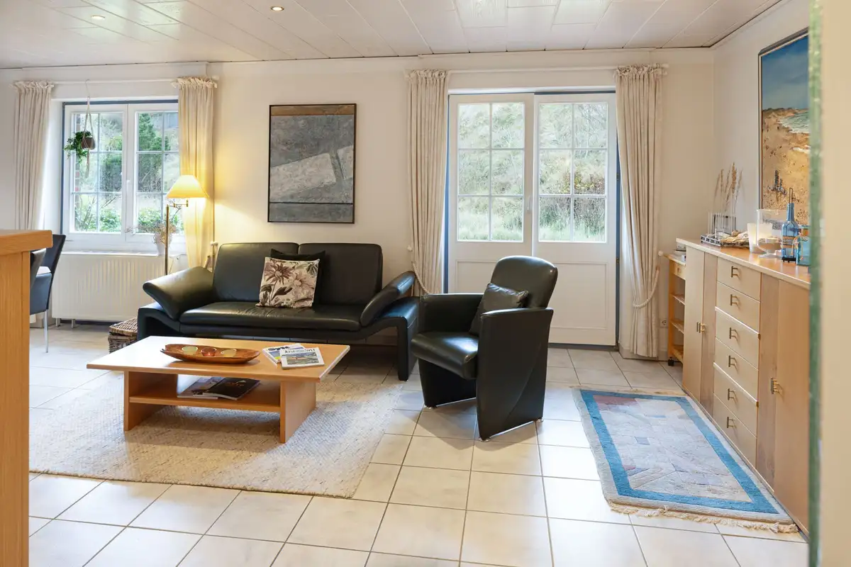 Ferienwohnung Sylt List Cap Fritz Wohnzimmer