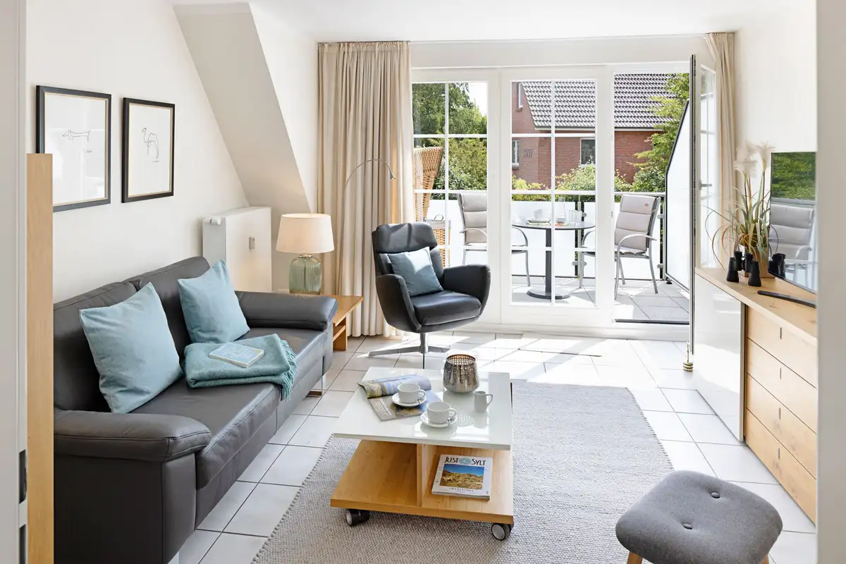 Ferienwohnung Sylt List Cap San Diego Wohnzimmer