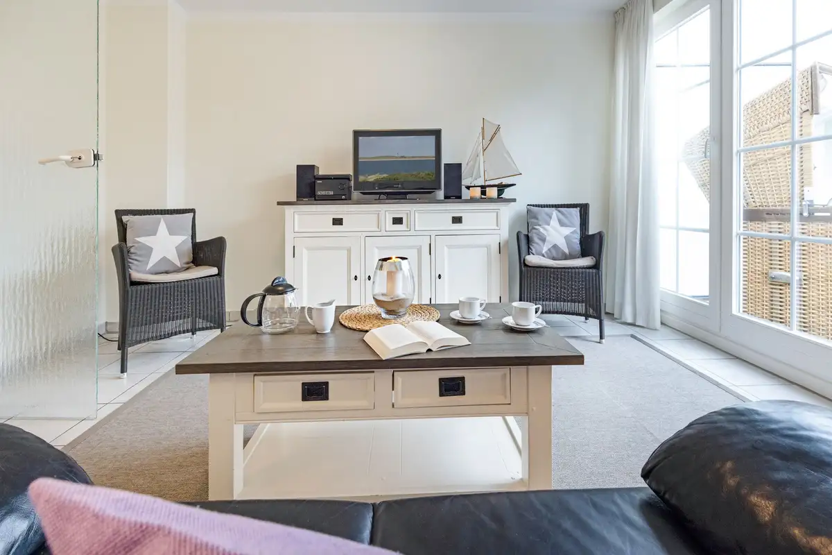 Ferienwohnung Sylt List Cap San Marco Wohnzimmer