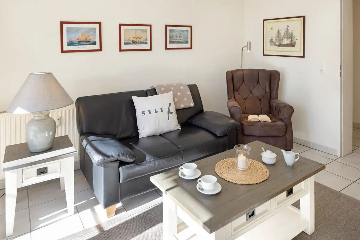 Ferienwohnung Sylt List Cap Verde Wohnzimmer