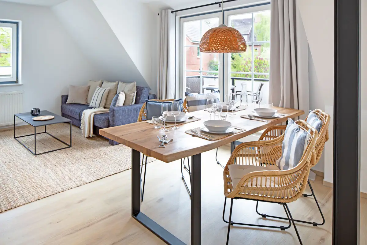 Ferienwohnung Sylt List Cap Vincent Esstisch