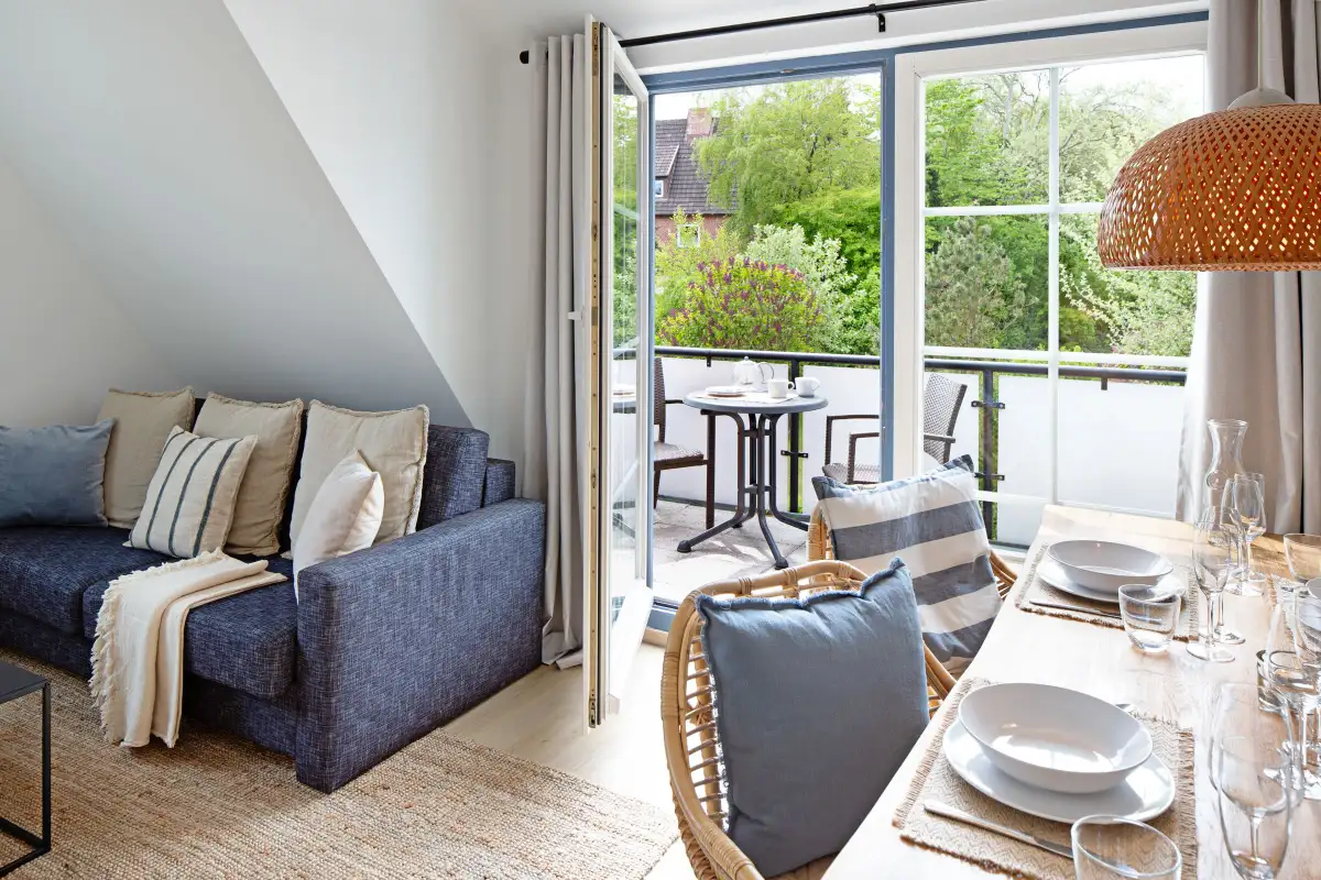 Ferienwohnung Sylt List Cap Vincent Wohnzimmer