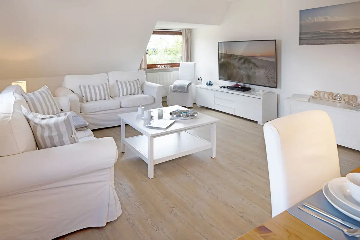 Ferienwohnung Sylt List Captains Home Wohnzimmer