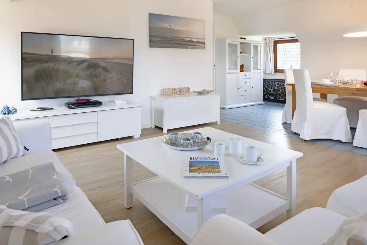 Ferienwohnung Sylt List Captains Home Wohnzimmer
