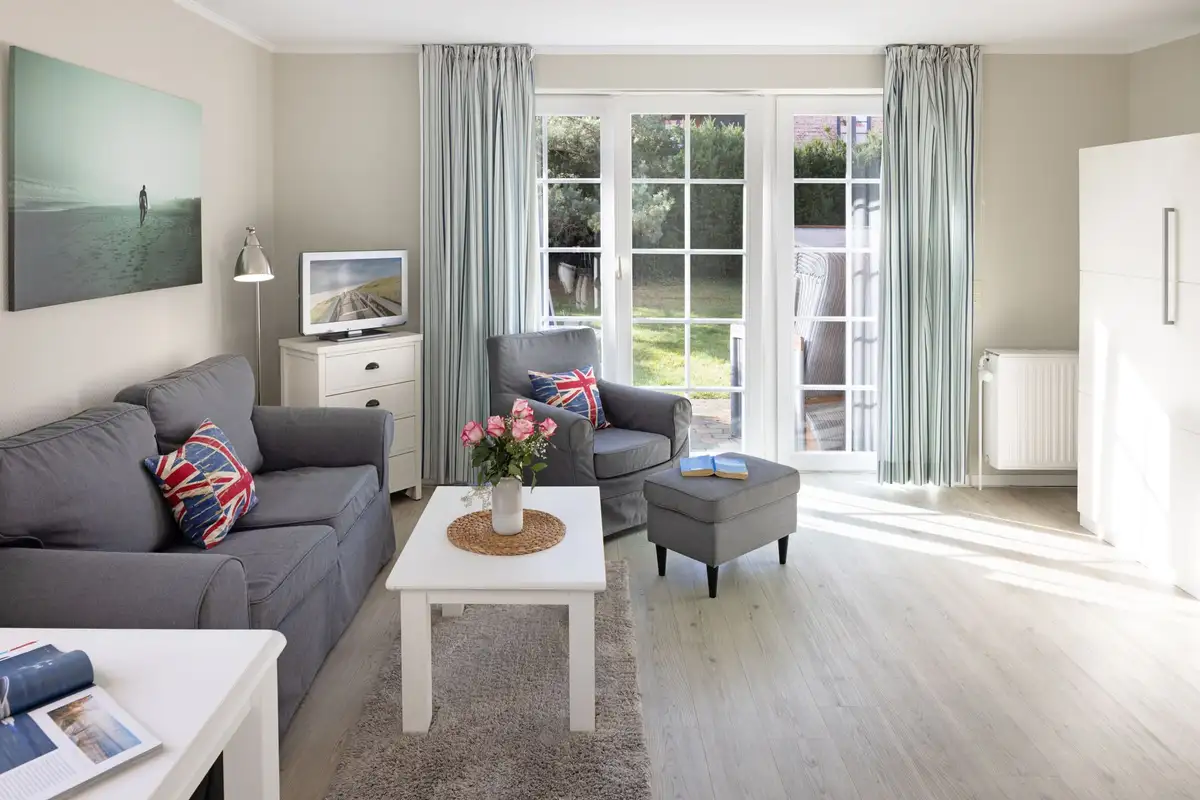 Ferienwohnung Sylt List Düne (Holte Hüüs) Wohnzimmer