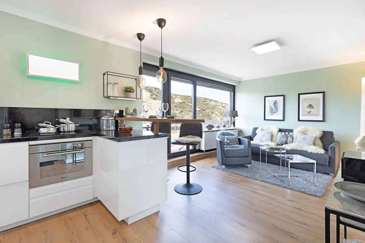 Ferienwohnung Sylt List Dünenloft Wohnzimmer