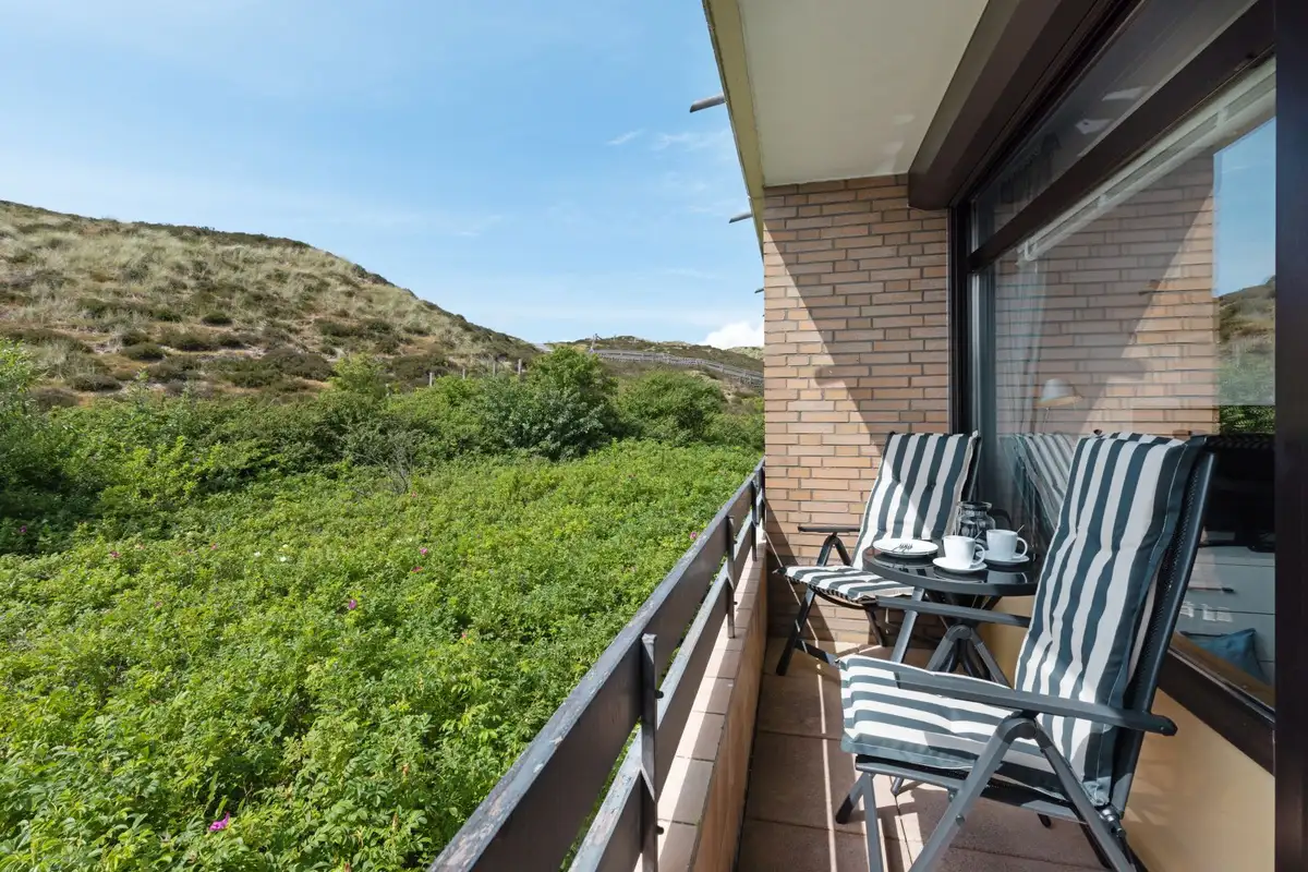 Ferienwohnung Sylt List Feine Florentine Balkon