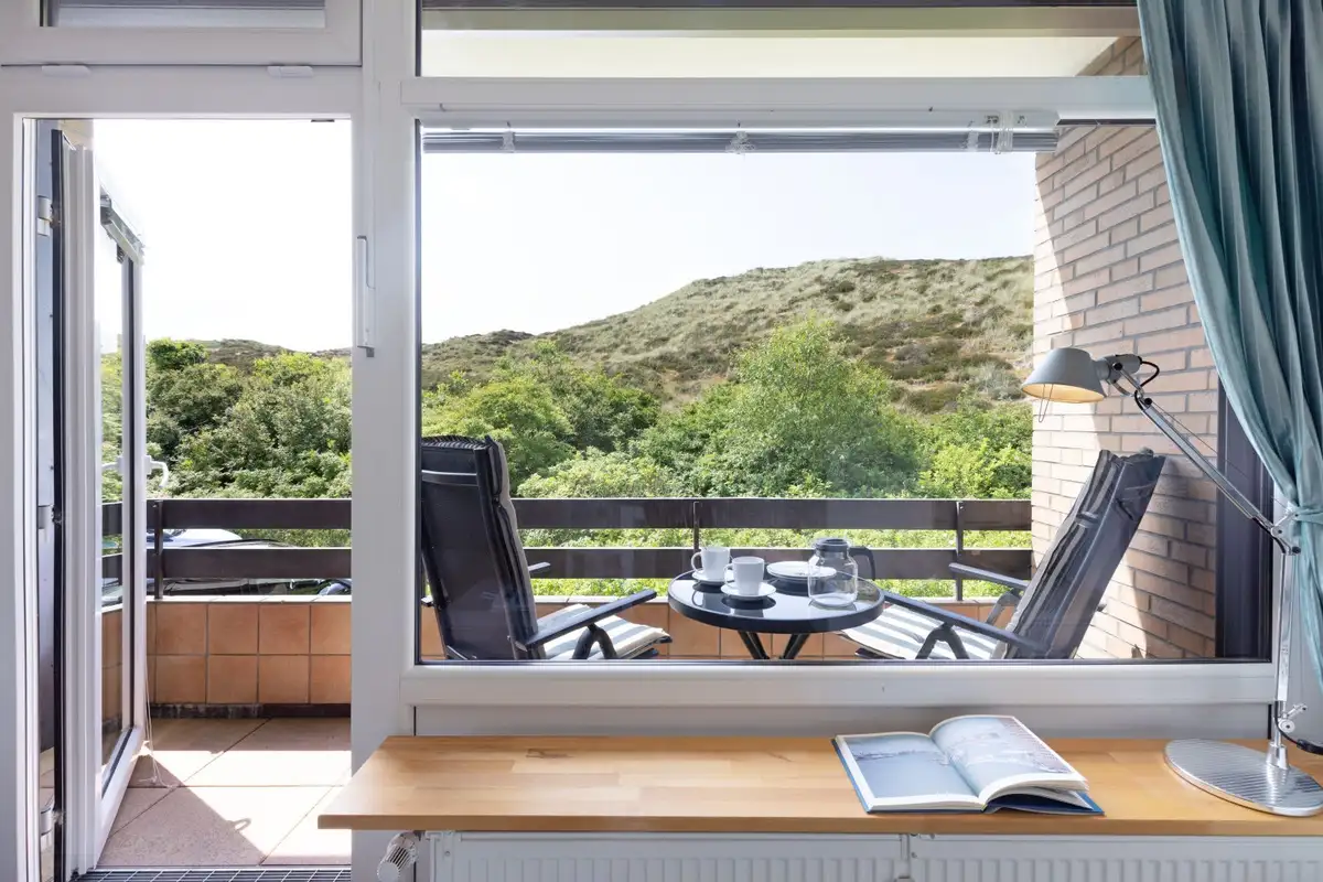 Ferienwohnung Sylt List Feine Florentine Balkon