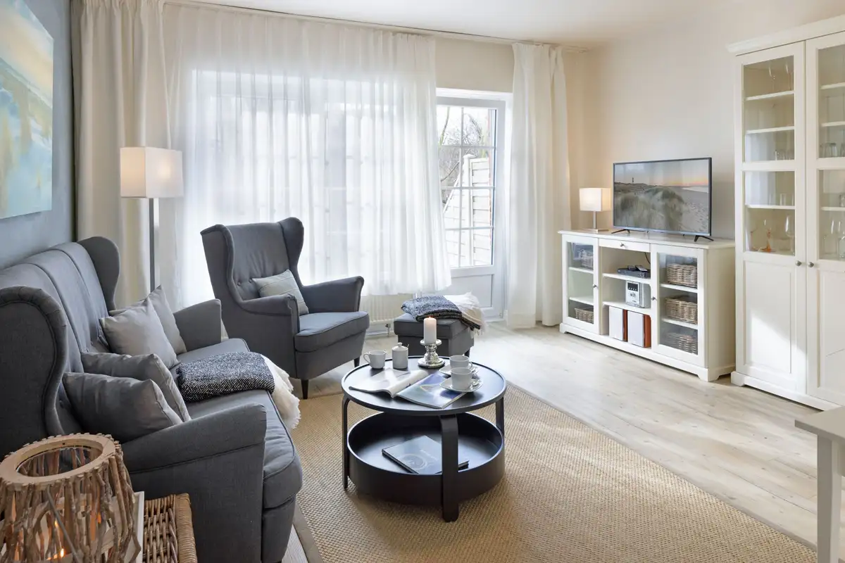 Ferienwohnung Sylt List Friesenkoje Wohnzimmer