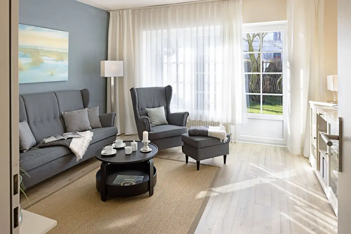Ferienwohnung Sylt List Friesenkoje Wohnzimmer
