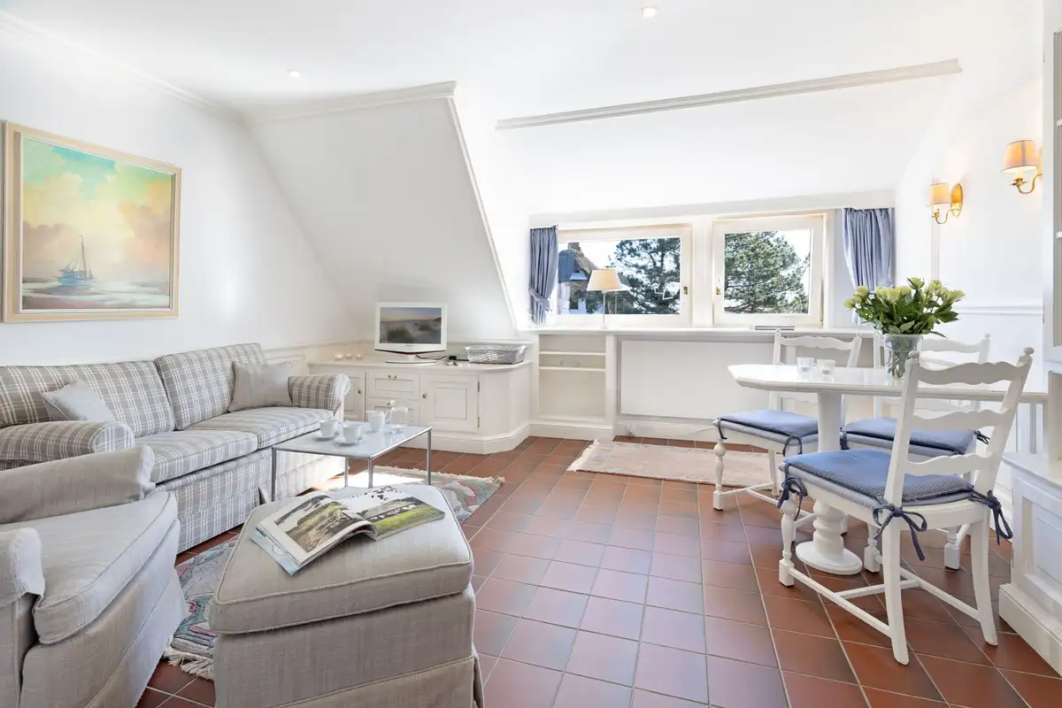 Ferienwohnung Sylt List Friesennest Wohnzimmer