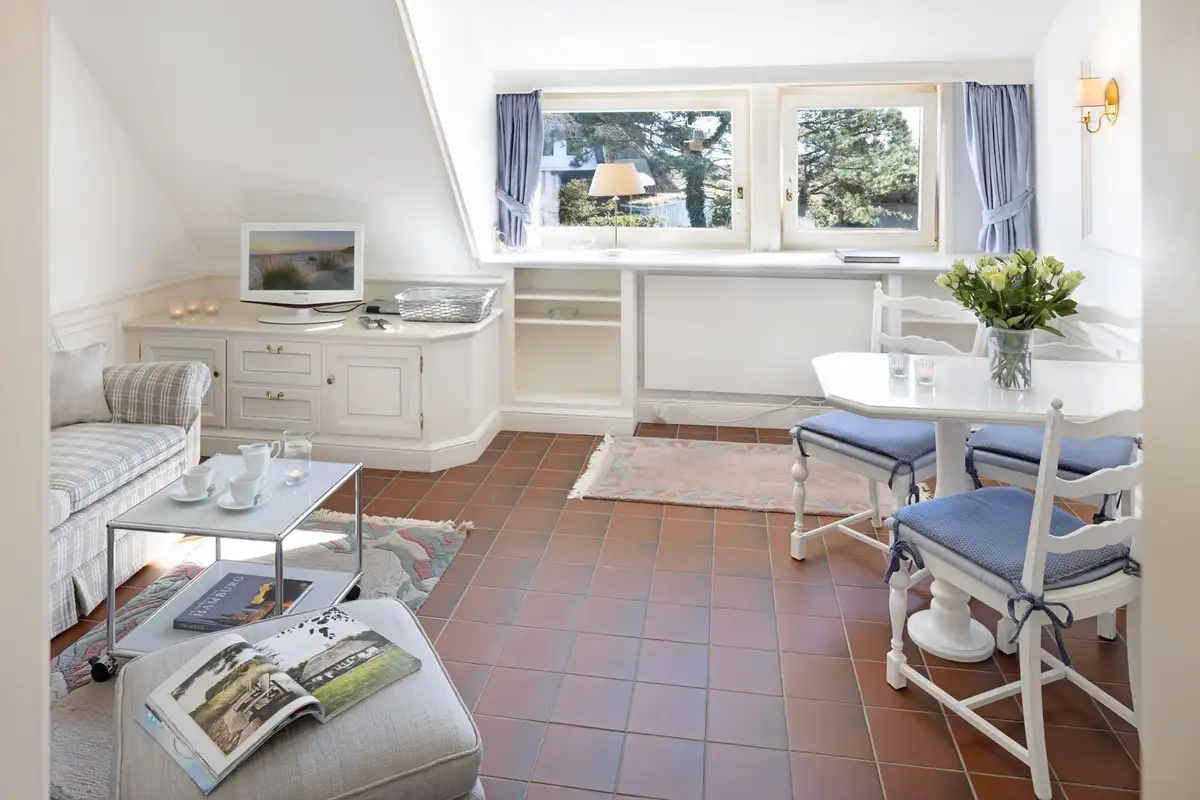 Ferienwohnung Sylt List Friesennest Wohnzimmer