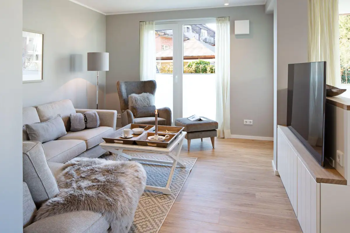 Ferienwohnung Sylt List Groote Leevke Wohnzimmer