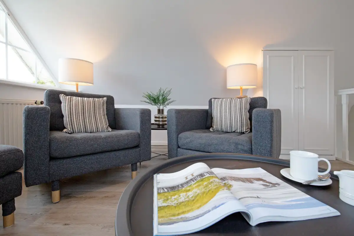 Ferienwohnung Sylt List Hafenblick (Haus Senhuk) Wohnzimmer