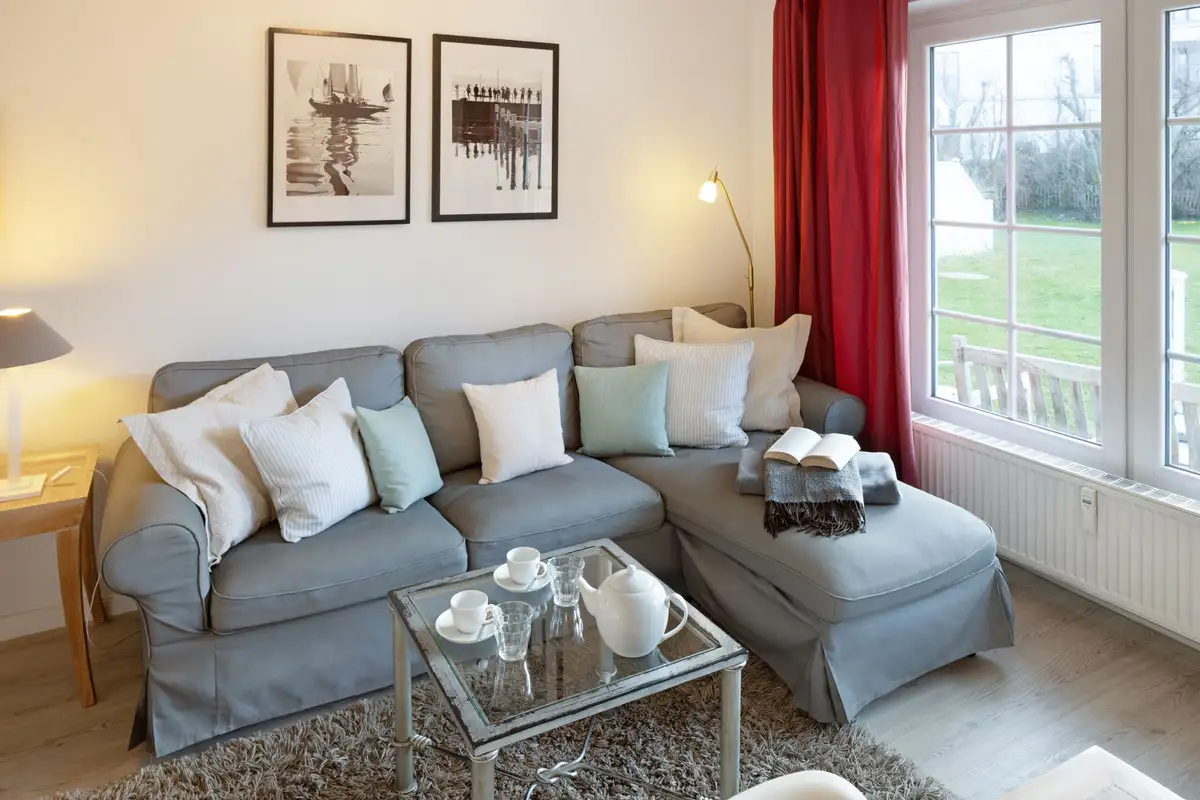 Ferienwohnung Sylt List Hahnsnest Wohnzimmer