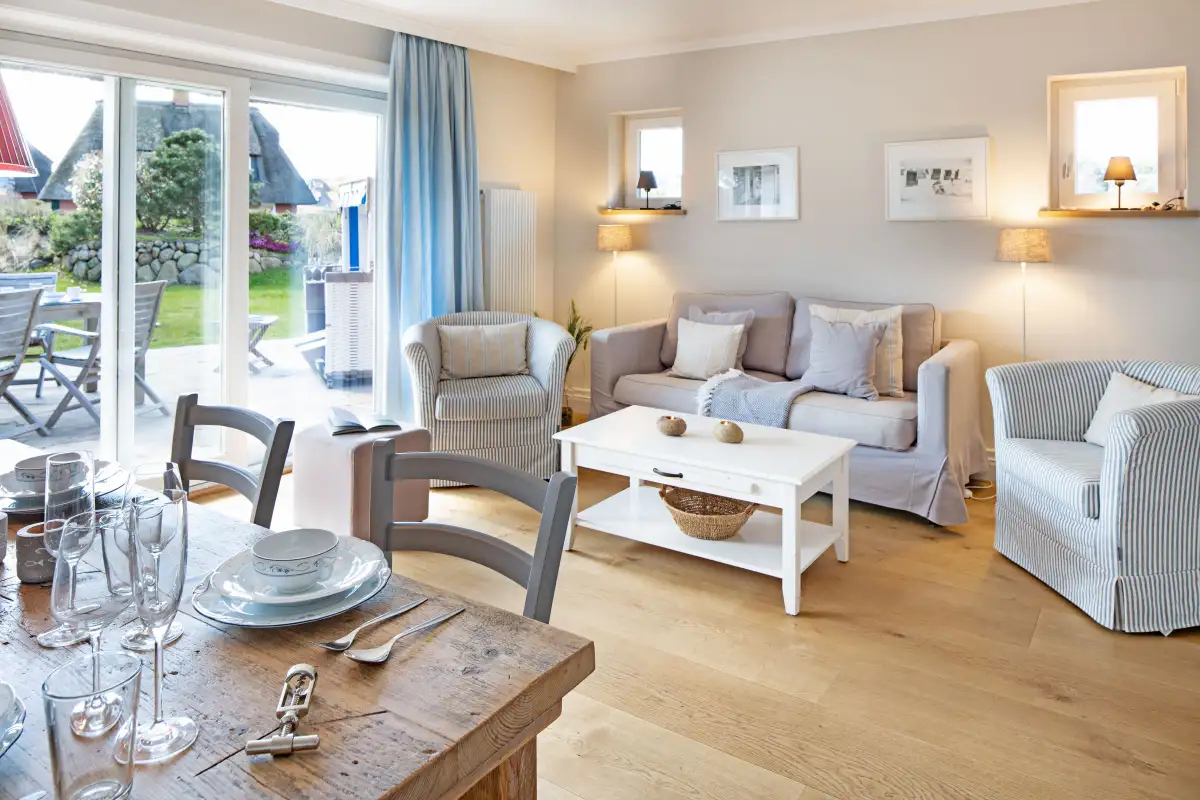 Ferienwohnung Sylt List Haus Adamaris Wohnzimmer