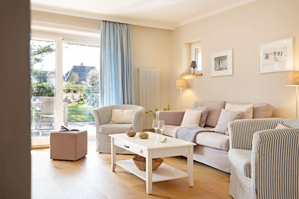 Ferienwohnung Sylt List Haus Adamaris Wohnzimmer