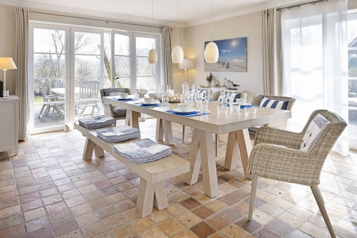 Ferienwohnung Sylt List Haus Amata Esszimmer