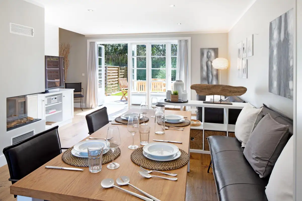 Ferienwohnung Sylt List Haus Arche Noah Esstisch