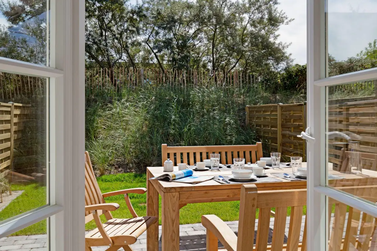 Ferienwohnung Sylt List Haus Arche Noah Terrasse