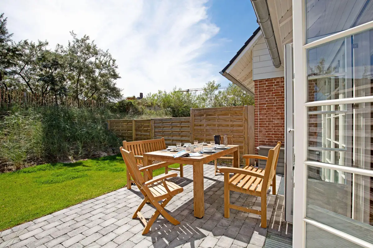 Ferienwohnung Sylt List Haus Arche Noah Terrasse