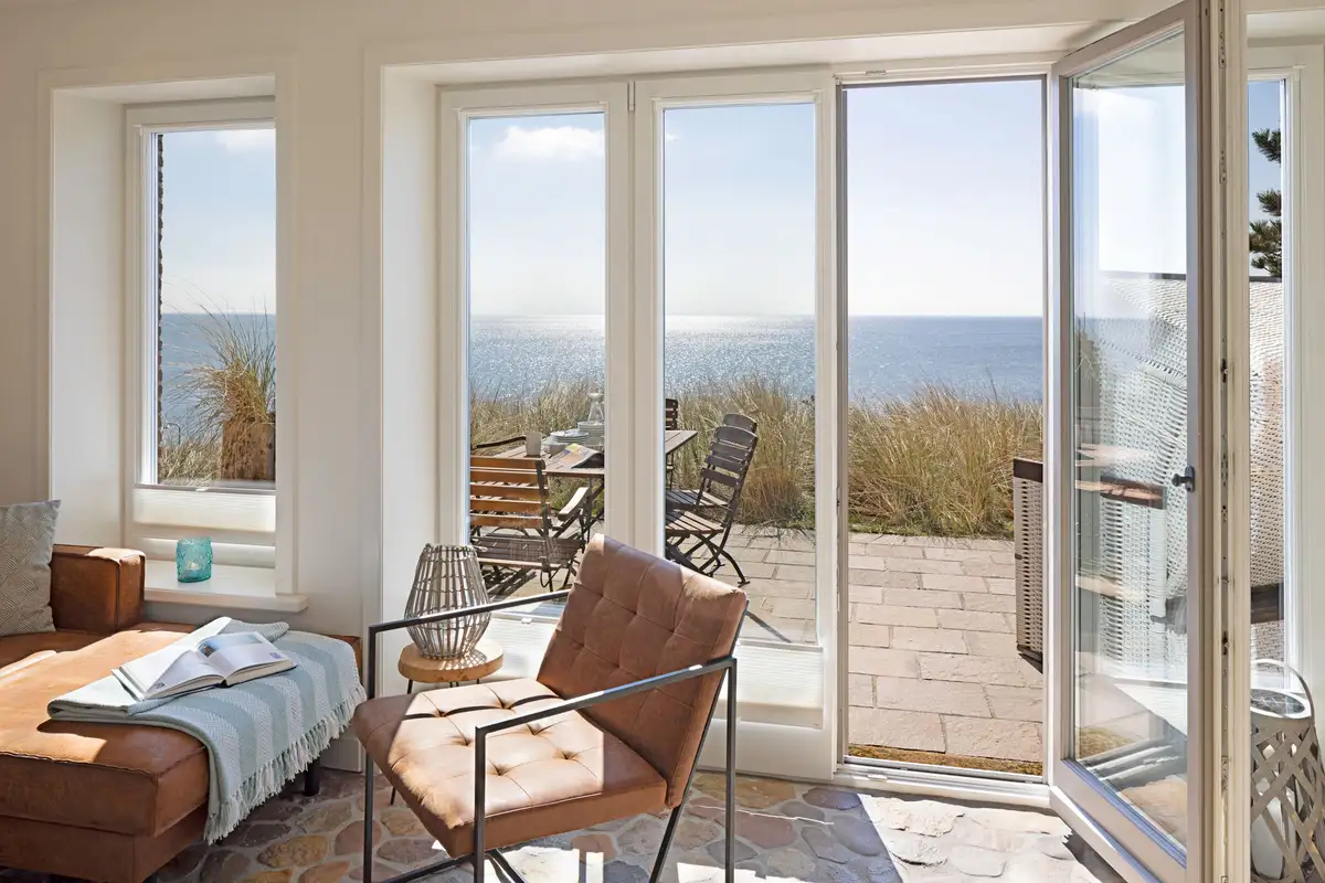 Ferienwohnung Sylt List Haus Ausblick - Momme Terrassentür