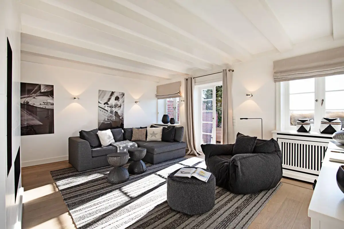 Ferienwohnung Sylt List Haus Beach House Wohnzimmer