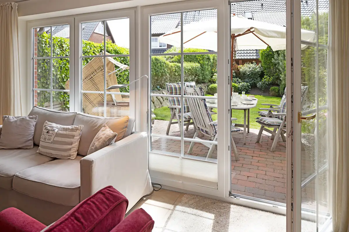 Ferienwohnung Sylt List Haus Bowies Loft Terrassentür