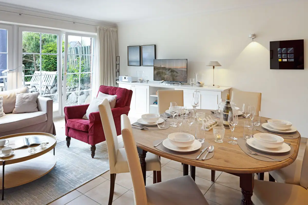 Ferienwohnung Sylt List Haus Bowies Loft Wohnzimmer