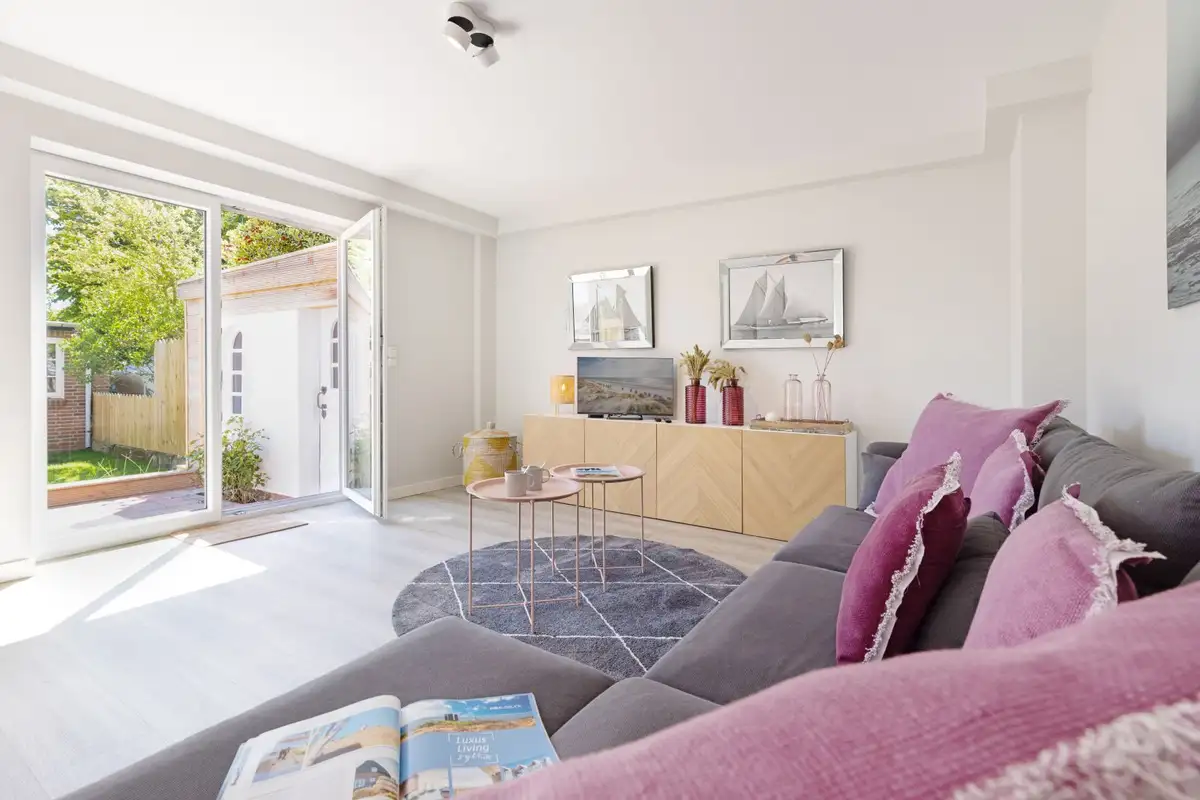 Ferienwohnung Sylt List Haus Buhne 44 Wohnzimmer