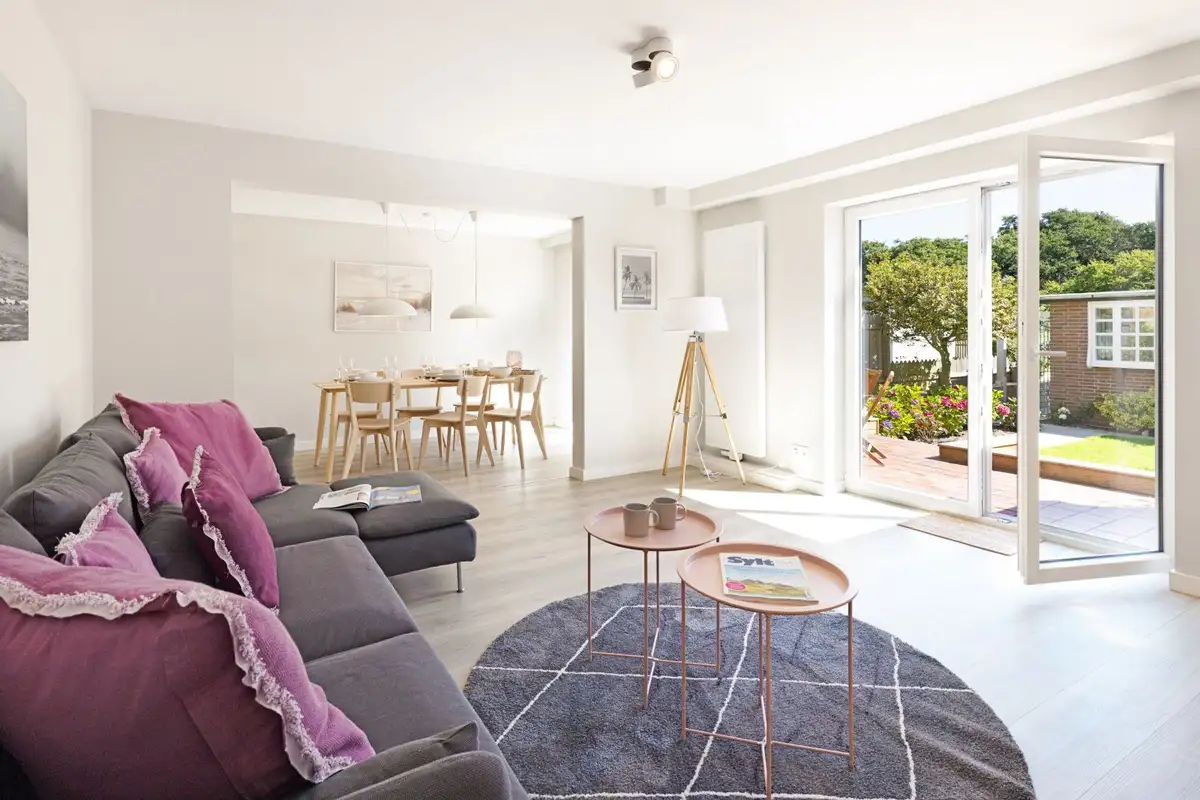 Ferienwohnung Sylt List Haus Buhne 44 Wohnzimmer