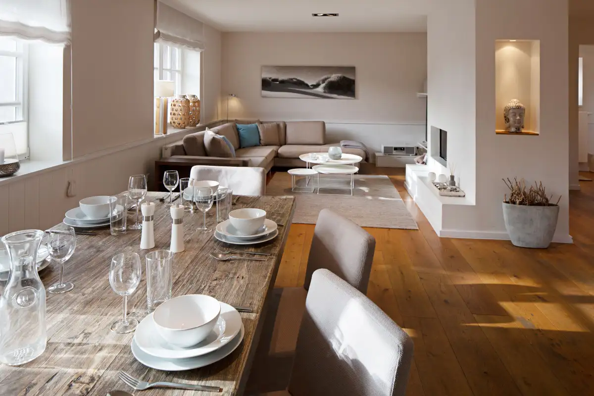 Ferienwohnung Sylt List Haus Buhne 8 Esstisch