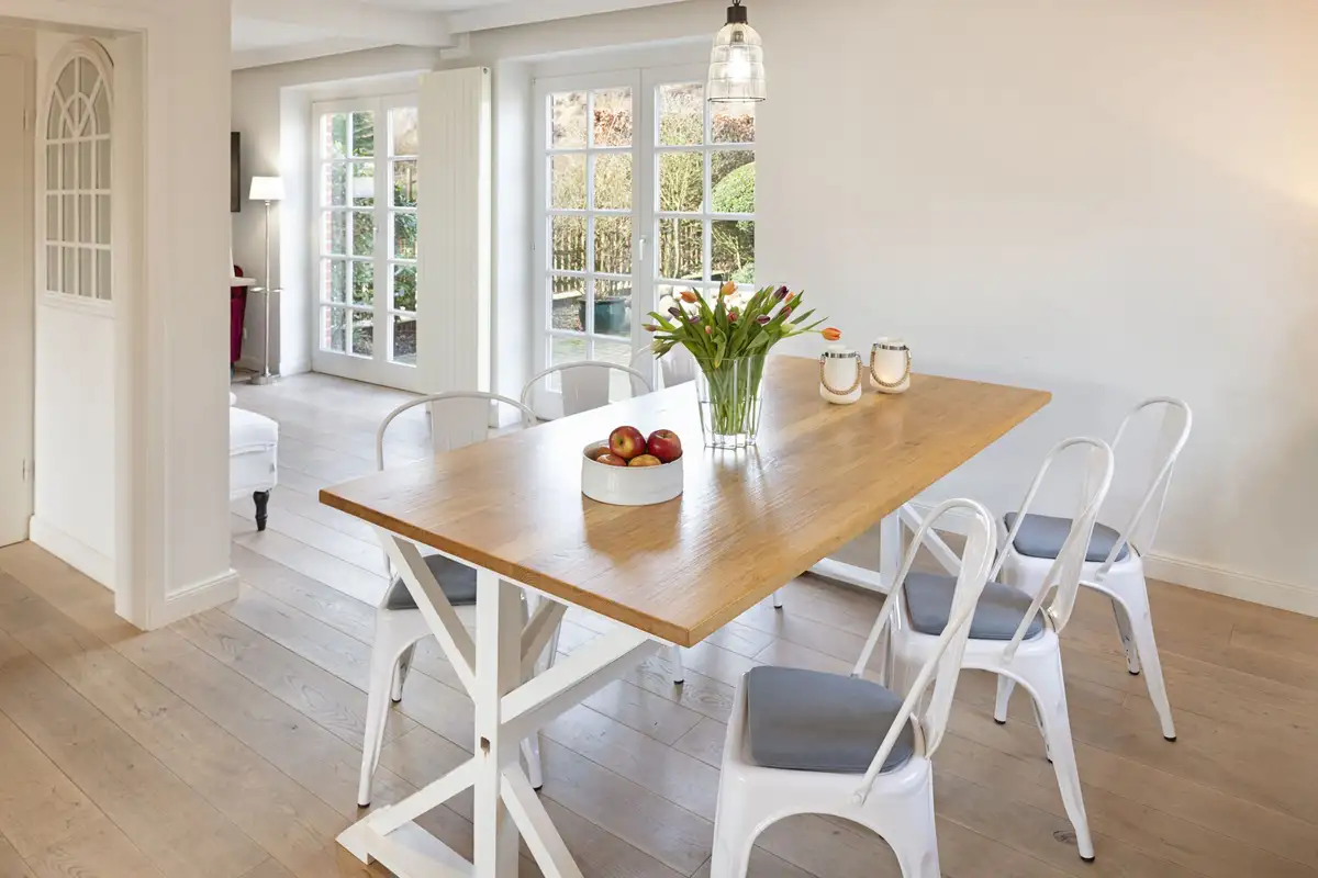 Ferienwohnung Sylt List Haus Captains Cabin Esstisch