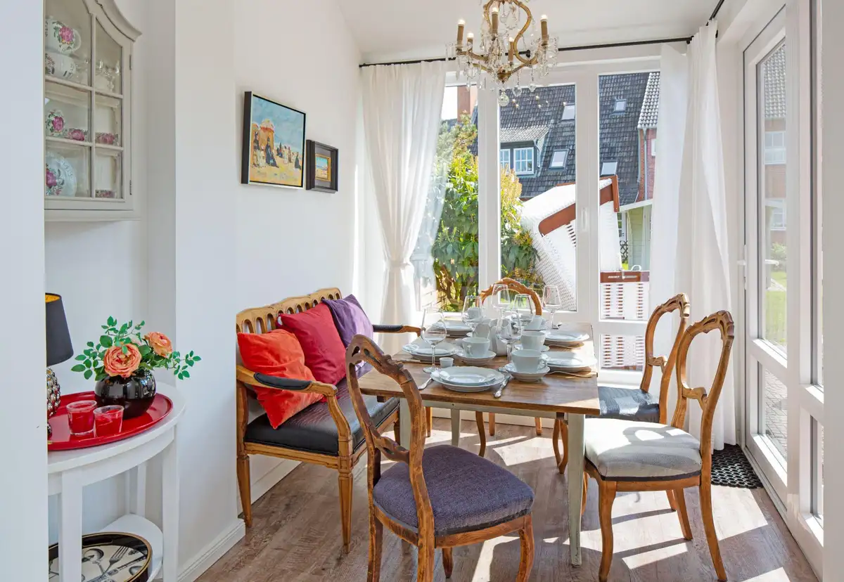 Ferienwohnung Sylt List Haus Captains View Esszimmer