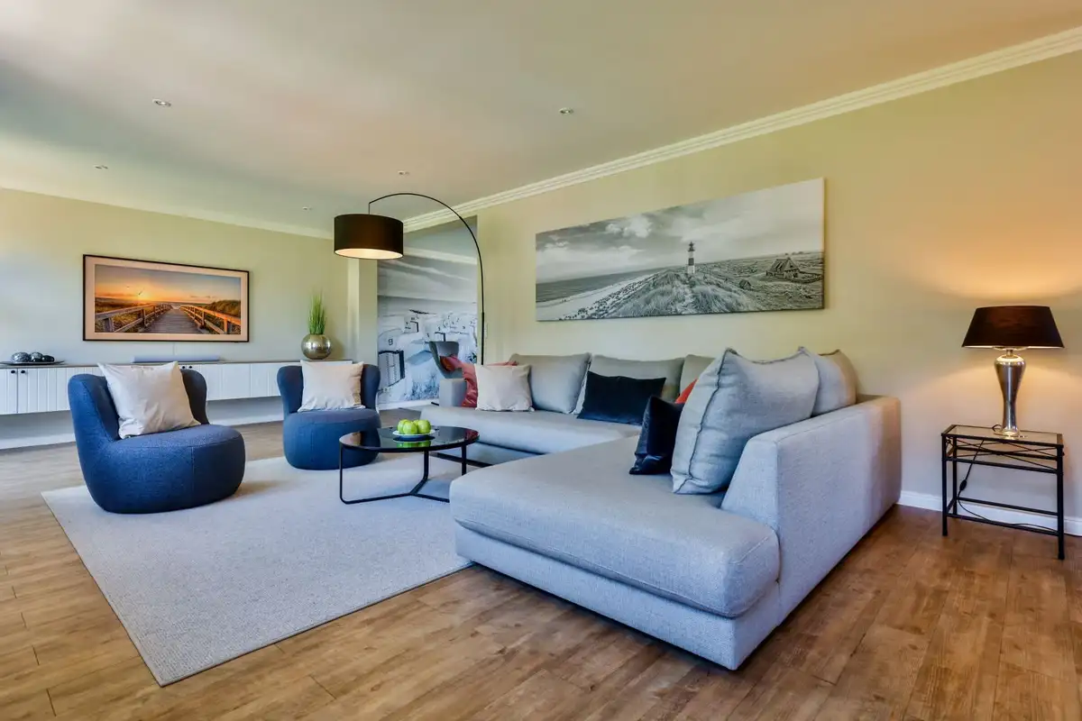 Ferienwohnung Sylt List Haus Deichwind Wohnzimmer