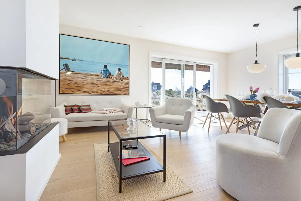 Ferienwohnung Sylt List Haus Droomhüs Wohnzimmer