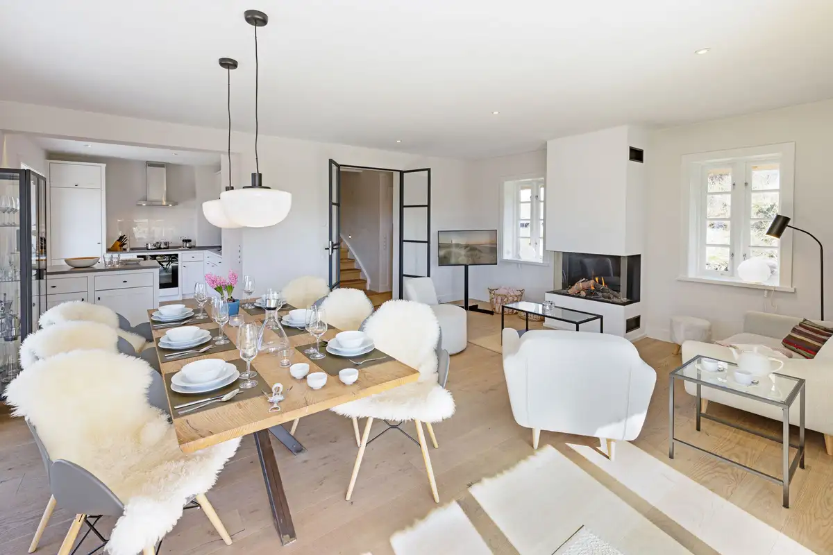 Ferienwohnung Sylt List Haus Droomhüs Wohnzimmer