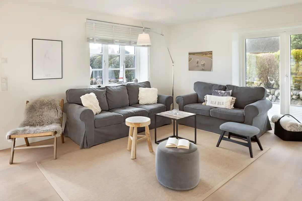 Ferienwohnung Sylt List Haus Ellenbogenblick Wohnzimmer