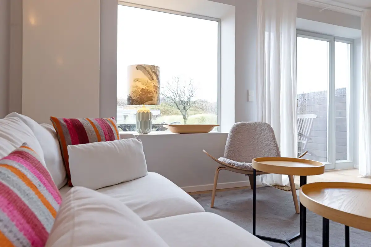 Ferienwohnung Sylt List Haus Fiftyfour Loft Wohnzimmer