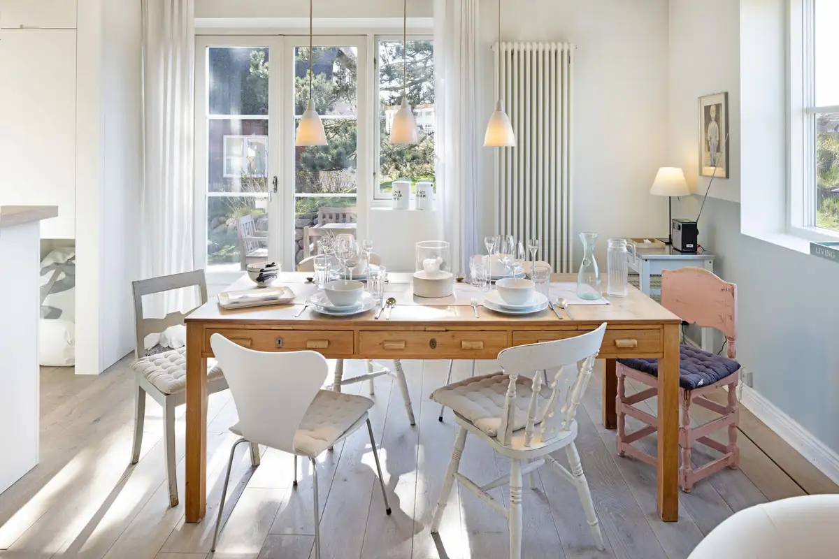 Ferienwohnung Sylt List Haus Frederiks Hus Esstisch
