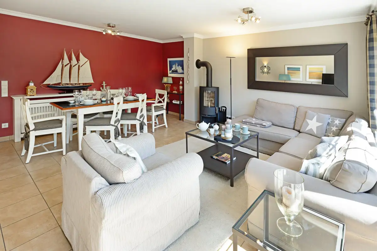 Ferienwohnung Sylt List Haus Haukes Hüs Wohnzimmer