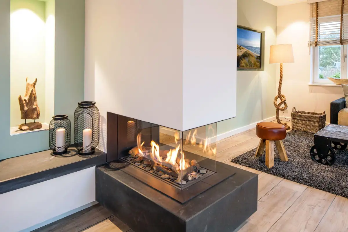 Ferienwohnung Sylt List Haus Heidkieker Kamin