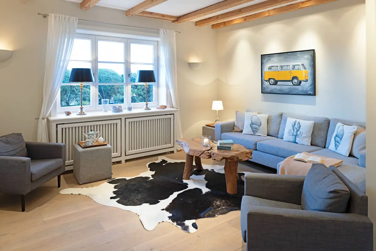 Ferienwohnung Sylt List Haus Hummelflug Wohnzimmer