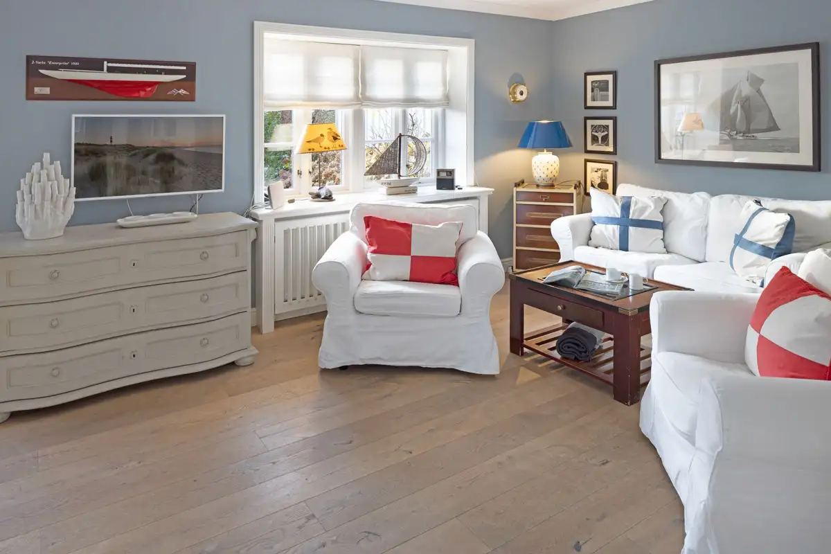 Ferienwohnung Sylt List Haus Kapitänshaus Wohnzimmer