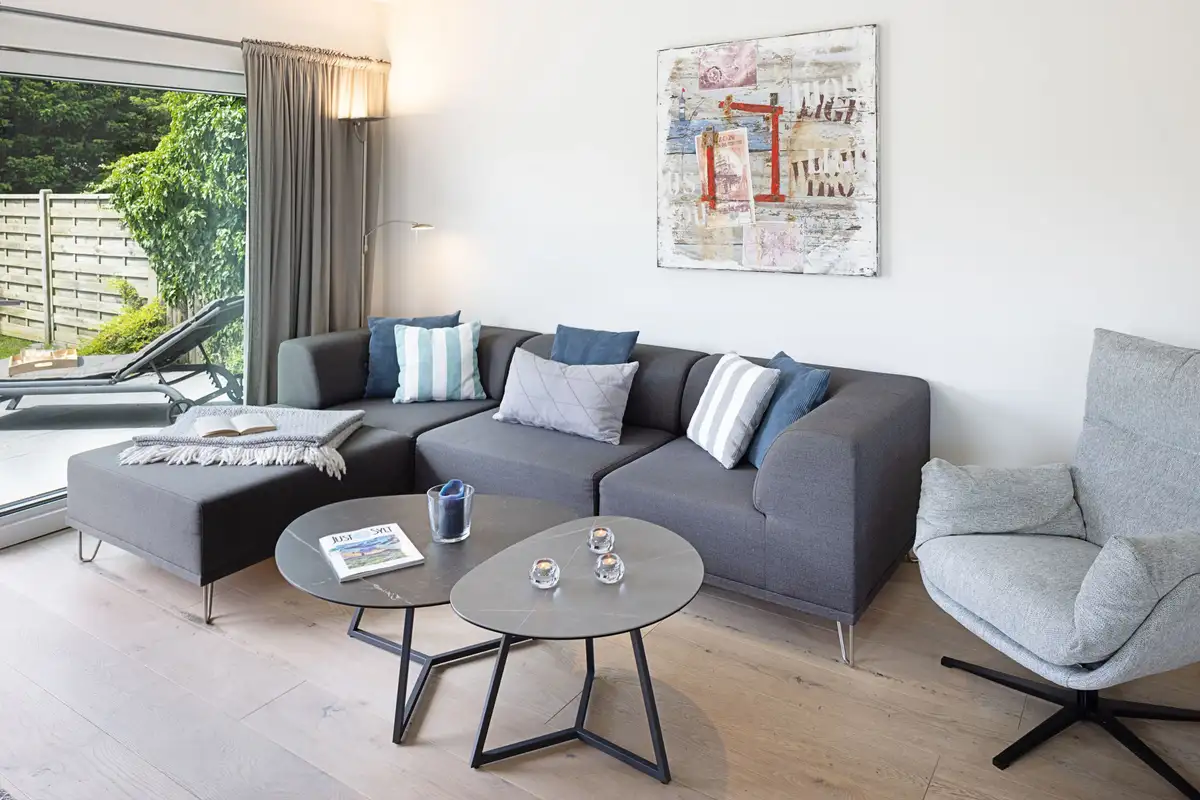 Ferienwohnung Sylt List Haus Landsend Wohnzimmer