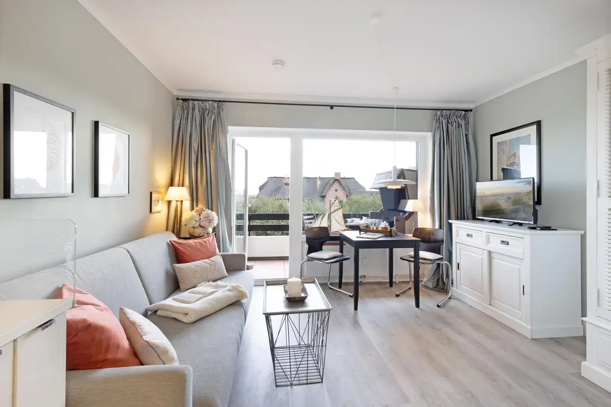 Ferienwohnung Sylt List Haus Lister Fenne Wohnzimmer